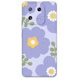 Gramaphone Xiaomi Mi 13 ile Uyumlu Çiçek Desenli Telefon Kılıfı + Ekran Koruyucu - 5799