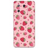 Gramaphone Xiaomi Mi 13 ile Uyumlu Çilek Desenli Telefon Kılıfı + Ekran Koruyucu - 5804