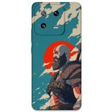 Gramaphone Xiaomi Mi 13 ile Uyumlu Kratos Desenli Telefon Kılıfı + Ekran Koruyucu - 5824