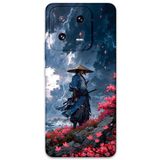 Gramaphone Xiaomi Mi 13 ile Uyumlu Samuray Desenli Telefon Kılıfı + Ekran Koruyucu - 5825