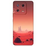 Gramaphone Xiaomi Mi 13 ile Uyumlu Uzay Desenli Telefon Kılıfı + Ekran Koruyucu - 5859