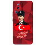 Gramaphone Xiaomi Mi 13 Lite ile Uyumlu Atatürk Desenli Telefon Kılıfı + Ekran Koruyucu - 5851
