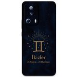 Gramaphone Xiaomi Mi 13 Lite ile Uyumlu İkizler Burcu Desenli Telefon Kılıfı + Ekran Koruyucu - 5770