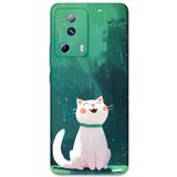 Gramaphone Xiaomi Mi 13 Lite ile Uyumlu Kedi Desenli Telefon Kılıfı + Ekran Koruyucu - 5781