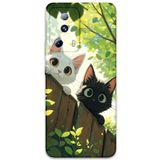 Gramaphone Xiaomi Mi 13 Lite ile Uyumlu Kedi Desenli Telefon Kılıfı + Ekran Koruyucu - 5785