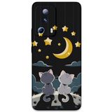 Gramaphone Xiaomi Mi 13 Lite ile Uyumlu Kedi Desenli Telefon Kılıfı + Ekran Koruyucu - 5809