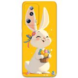 Gramaphone Xiaomi Mi 13 Lite ile Uyumlu Tavşan Desenli Telefon Kılıfı + Ekran Koruyucu - 5807