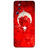 Gramaphone Xiaomi Mi 13 Lite ile Uyumlu Türk Bayrağı Desenli Telefon Kılıfı + Ekran Koruyucu - 5847