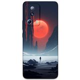 Gramaphone Xiaomi Mi 13 Lite ile Uyumlu Uzay Desenli Telefon Kılıfı + Ekran Koruyucu - 5861