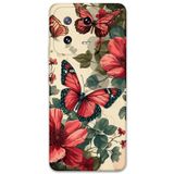 Gramaphone Xiaomi Mi 13 Pro ile Uyumlu Kelebek Desenli Telefon Kılıfı + Ekran Koruyucu - 5795