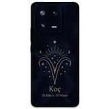 Gramaphone Xiaomi Mi 13 Pro ile Uyumlu Koç Burcu Desenli Telefon Kılıfı + Ekran Koruyucu - 5768