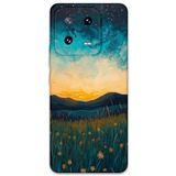 Gramaphone Xiaomi Mi 13 Pro ile Uyumlu Uzay Desenli Telefon Kılıfı + Ekran Koruyucu - 5871