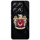 Gramaphone Xiaomi Mi 14 ile Uyumlu Türk Desenli Telefon Kılıfı + Ekran Koruyucu - 5855