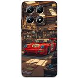 Gramaphone Xiaomi Mi 14 Pro ile Uyumlu Araba Desenli Telefon Kılıfı + Ekran Koruyucu - 5759