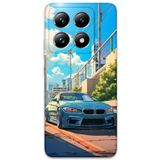 Gramaphone Xiaomi Mi 14 Pro ile Uyumlu Araba Desenli Telefon Kılıfı + Ekran Koruyucu - 5760