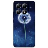 Gramaphone Xiaomi Mi 14 Pro ile Uyumlu Çiçek Desenli Telefon Kılıfı + Ekran Koruyucu - 5787