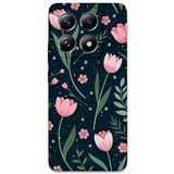 Gramaphone Xiaomi Mi 14 Pro ile Uyumlu Çiçek Desenli Telefon Kılıfı + Ekran Koruyucu - 5788