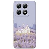 Gramaphone Xiaomi Mi 14 Pro ile Uyumlu Çiçek Desenli Telefon Kılıfı + Ekran Koruyucu - 5800