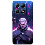 Gramaphone Xiaomi Mi 14 Pro ile Uyumlu Geralt Desenli Telefon Kılıfı + Ekran Koruyucu - 5826