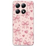 Gramaphone Xiaomi Mi 14 Pro ile Uyumlu Kurdele Desenli Telefon Kılıfı + Ekran Koruyucu - 5802
