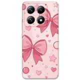 Gramaphone Xiaomi Mi 14 Pro ile Uyumlu Kurdele Desenli Telefon Kılıfı + Ekran Koruyucu - 5803