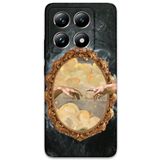 Gramaphone Xiaomi Mi 14 Pro ile Uyumlu Retro Desenli Telefon Kılıfı + Ekran Koruyucu - 5836