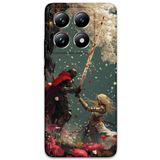 Gramaphone Xiaomi Mi 14 Pro ile Uyumlu Retro Desenli Telefon Kılıfı + Ekran Koruyucu - 5838