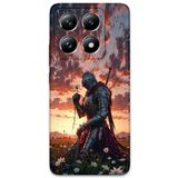 Gramaphone Xiaomi Mi 14 Pro ile Uyumlu Retro Desenli Telefon Kılıfı + Ekran Koruyucu - 5842
