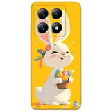 Gramaphone Xiaomi Mi 14 Pro ile Uyumlu Tavşan Desenli Telefon Kılıfı + Ekran Koruyucu - 5807