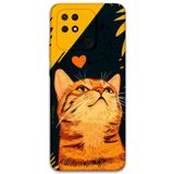 Gramaphone Xiaomi Redmi 10c ile Uyumlu Kedi Desenli Telefon Kılıfı + Ekran Koruyucu - 5783