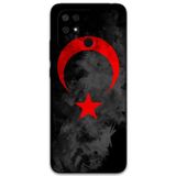 Gramaphone Xiaomi Redmi 10C Uyumlu Türk Bayrağı Desenli Telefon Kılıfı + Ekran Koruyucu - 5852