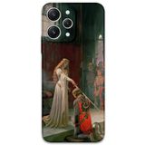 Gramaphone Xiaomi Redmi 12 ile Uyumlu Retro Desenli Telefon Kılıfı + Ekran Koruyucu - 5835