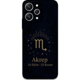Gramaphone Xiaomi Redmi 12 Uyumlu Akrep Burcu Desenli Telefon Kılıfı + Ekran Koruyucu - 5775
