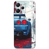 Gramaphone Xiaomi Redmi 12 Uyumlu Araba Desenli Telefon Kılıfı + Ekran Koruyucu - 5761