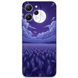 Gramaphone Xiaomi Redmi 12 Uyumlu Çiçek Desenli Telefon Kılıfı + Ekran Koruyucu - 5797