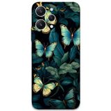 Gramaphone Xiaomi Redmi 12 Uyumlu Kelebek Desenli Telefon Kılıfı + Ekran Koruyucu - 5791
