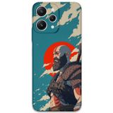 Gramaphone Xiaomi Redmi 12 Uyumlu Kratos Desenli Telefon Kılıfı + Ekran Koruyucu - 5824