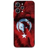 Gramaphone Xiaomi Redmi 12 Uyumlu Türk Bayrağı Desenli Telefon Kılıfı + Ekran Koruyucu - 5856