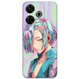 Gramaphone Xiaomi Redmi 13 ile Uyumlu Anime Desenli Telefon Kılıfı + Ekran Koruyucu - 5743