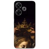 Gramaphone Xiaomi Redmi 13 ile Uyumlu Retro Desenli Telefon Kılıfı + Ekran Koruyucu - 5833