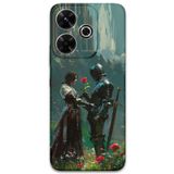 Gramaphone Xiaomi Redmi 13 ile Uyumlu Retro Desenli Telefon Kılıfı + Ekran Koruyucu - 5839