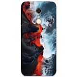 Gramaphone Xiaomi Redmi 5 Plus Uyumlu Mermer Desenli Telefon Kılıfı + Ekran Koruyucu - 5811