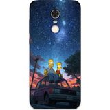 Gramaphone Xiaomi Redmi 5 Plus Uyumlu Simpson Desenli Telefon Kılıfı + Ekran Koruyucu - 5937