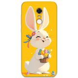 Gramaphone Xiaomi Redmi 5 Plus Uyumlu Tavşan Desenli Telefon Kılıfı + Ekran Koruyucu - 5807