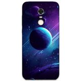 Gramaphone Xiaomi Redmi 5 Plus Uyumlu Uzay Desenli Telefon Kılıfı + Ekran Koruyucu - 5866
