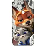 Gramaphone Xiaomi Redmi 5 Plus Uyumlu Zootopia Desenli Telefon Kılıfı + Ekran Koruyucu - 5942