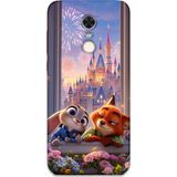 Gramaphone Xiaomi Redmi 5 Plus Uyumlu Zootopia Desenli Telefon Kılıfı + Ekran Koruyucu - 5943