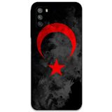 Gramaphone Xiaomi Redmi 9T ile Uyumlu Türk Bayrağı Desenli Telefon Kılıfı + Ekran Koruyucu - 5852