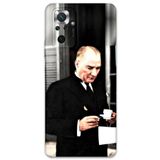 Gramaphone Xiaomi Redmi Note 10 Pro ile Uyumlu Atatürk Desenli Telefon Kılıfı + Ekran Koruyucu - 5850