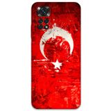 Gramaphone Xiaomi Redmi Note 11 Pro 5G ile Uyumlu Türk Bayrağı Desenli Telefon Kılıfı + Ekran Koruyucu - 5847